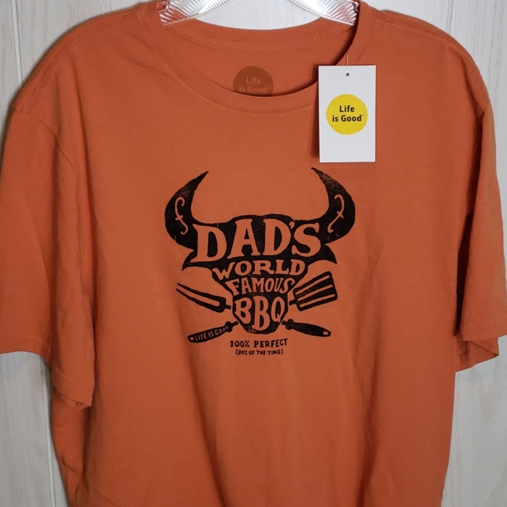 Life is Good Dad's Famous BBQ Smooth Tee